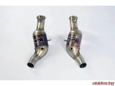Supersprint Left Downpipe with 200CPSI Metallic Catalytic Converter for Alfa Romeo Giulia 2017-2019 - 756541