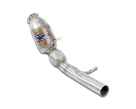 Supersprint Left Downpipe with 200CPSI Metallic Catalytic for Alfa Romeo Stelvio 2017-2019