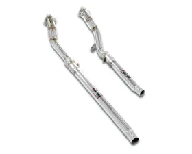 Supersprint Right & Left Downpipe Kit for Audi S4 Quattro 1998-2001, Replaces Catalytic Converter