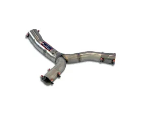Supersprint Central Y-Pipe for Audi RS4 Quattro 2018-2019, T304 Stainless Steel, Ø90mm