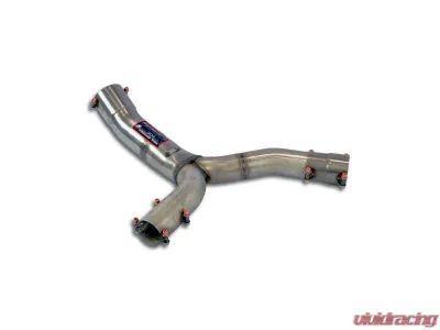 Supersprint Central Y-Pipe for Audi RS4 Quattro 2018-2019, T304 Stainless Steel, Ø90mm - 777763