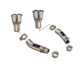 Supersprint Right & Left Y-Pipe Connecting Pipe Kit for BMW E34 530i V8 1993-1995 T304 Stainless Steel