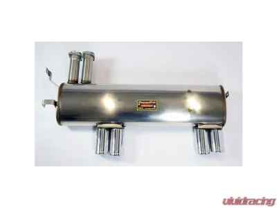 Supersprint Right & Left Touring Rear Muffler for BMW E46 M3 2000-2006, T304 Stainless Steel - 787506