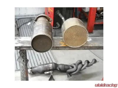 Supersprint Downpipe with WRC Metallic Catalytic Converter for BMW E82 Coupe S85 Engine - 789321