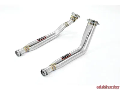 Supersprint Right & Left Downpipe for Mercedes R107 SL 560 AMG 1986-1989 T304 Stainless Steel - 840511