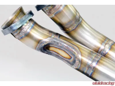 Supersprint Right & Left Downpipe for Mercedes R107 SL 560 AMG 1986-1989 T304 Stainless Steel - 840511