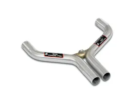 Supersprint Connecting Y-Pipe for Mercedes R107 SL 560 AMG 1986-1989, T304 Stainless Steel