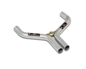 Supersprint Connecting Y-Pipe for Mercedes R107 SL 560 AMG 1986-1989, T304 Stainless Steel