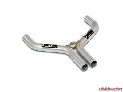 Supersprint Connecting Y-Pipe for Mercedes R107 SL 560 AMG 1986-1989, T304 Stainless Steel - 840632