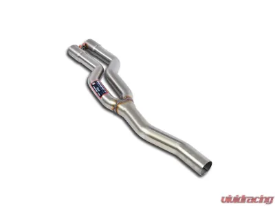 Supersprint Y-Pipe Center for Mercedes S210 E200/E220 Kompressor 1996-2001 T304 Stainless Steel - 843513