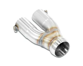 Supersprint Connecting Y-Pipe for Mercedes A209 CLK 55 AMG 2003-2006, T304 Stainless Steel