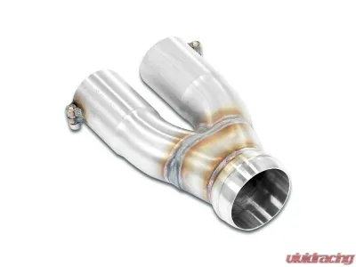 Supersprint Connecting Y-Pipe for Mercedes A209 CLK 55 AMG 2003-2006, T304 Stainless Steel - 844812