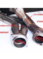 Supersprint AISI 310S Steel Turbo Downpipe Kit for Mercedes CLS 63 AMG 2012-2018                                     - 849811 - Image 10