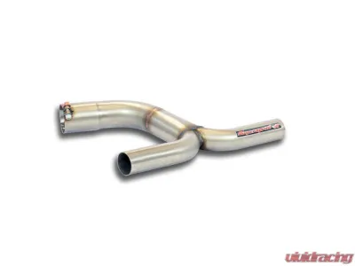 Supersprint Connecting Y-Pipe for Seat Leon 5F ST FR Wagon 2.0 TDI 2014, T304 Stainless Steel - 916633