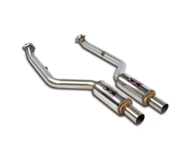 Supersprint Front Pipes Kit with Silencers for BMW E90 M3 2007-2011 T304 Stainless