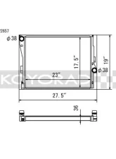 Koyo Radiator BMW E46 (Non M3) 1999-2005                                     - VH422857 - Image 2
