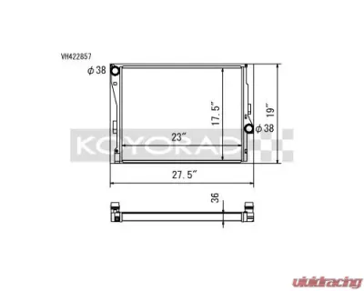Koyo Radiator BMW E46 (Non M3) 1999-2005 - VH422857