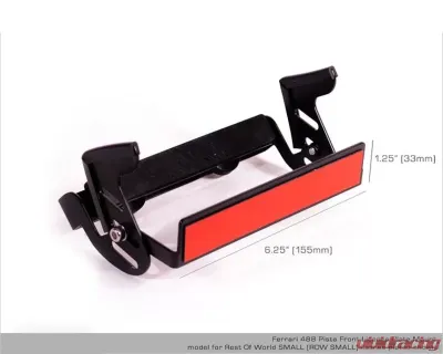 Carbonio License Plate Mount Ferrari 488 Pista 2019+ - LPMFEAPTSAR