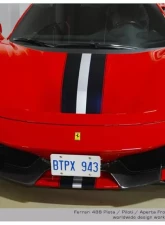 Carbonio License Plate Mount Ferrari 488 Pista 2019+                                     - LPMFEAPTSAR - Image 8
