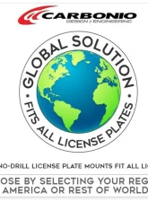 Carbonio License Plate Mount Ferrari 488 Pista 2019+                                     - LPMFEAPTSAR - Image 10