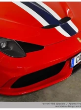 Carbonio License Plate Mount Ferrari F458 Speciale | Aperta 2013-2015                                     - LPMFEASPCR - Image 2