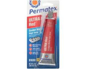Permatex Ultra Red RTV Silicone 3.5OZ 12/Case