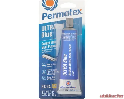 Permatex Ultra Blue Rtv Silicone 3.5OZ 12/Case - 81724