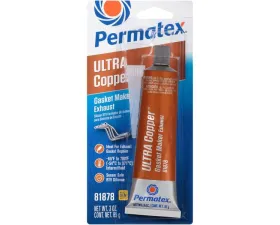 Permatex Ultra Copper Silicone Gasket Sealant 3.5OZ