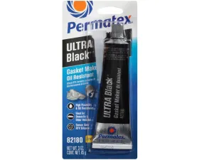 Permatex Ultra Black Hi-Temp RTV Silicone Gasket Maker 3.35 OZ