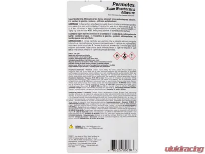 Permatex Super Weather Strip Adhesive 2 OZ - 80638