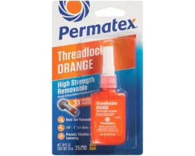 Permatex High Strength Removable Threadlocker Orange 10 ml