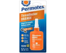 Permatex High Strength Removable Threadlocker Orange, 36 ml