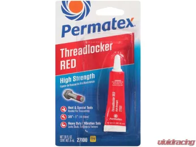 Permatex High Strength Threadlocker Red 6 ml - 27100