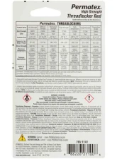 Permatex High Strength Threadlocker Red 6 ml                                     - 27100 - Image 2
