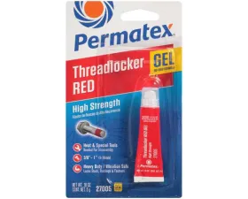 Permatex High Strength Threadlocker Red Gel, 5 G
