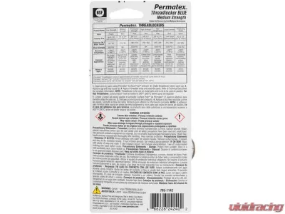 Permatex Medium Strength Threadlocker Blue 36 ml - 24240