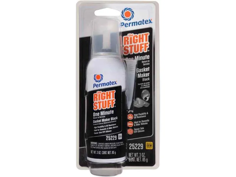 Permatex Right Stuff Black One Minute Gasket 3 OZ - 25229