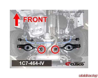 Cusco Rear Lower Control Arm (Rear side) Pillowball Bushing Kit Toyota GR Corolla | Yaris 2020-2023 - 1C7 464 IV