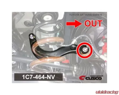 Cusco Rear Upper Control Arm (Knuckle side) Pillowball Bushing Kit Toyota GR Corolla | Yaris 2020-2023 - 1C7 464 NV