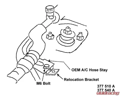 Cusco Type-AS Front Strut Bar Honda CR-V 1997-2001 - 377 510 A