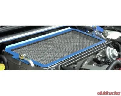 Cusco Blue Turbo Intercooler Protection Grill Kit w/ Black Mesh Subaru WRX STi 2008-2021 - 6A1 035 A