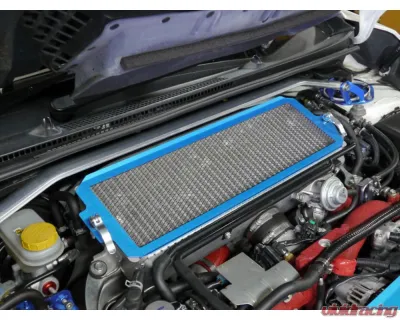Cusco Blue Turbo Intercooler Protection Grill Kit w/ Black Mesh Subaru WRX STi 2008-2021 - 6A1 035 A