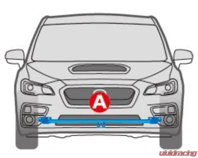 Cusco Power Brace Front Member Subaru Impreza WRX | STI 2015-2021 - 6A1 492 FM