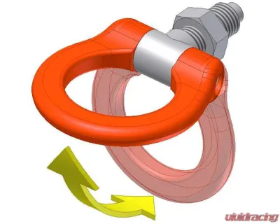 Cusco Front Tow Hook Swivel Joint Toyota Vitz | Yaris 2005-2015 - 900 017 F