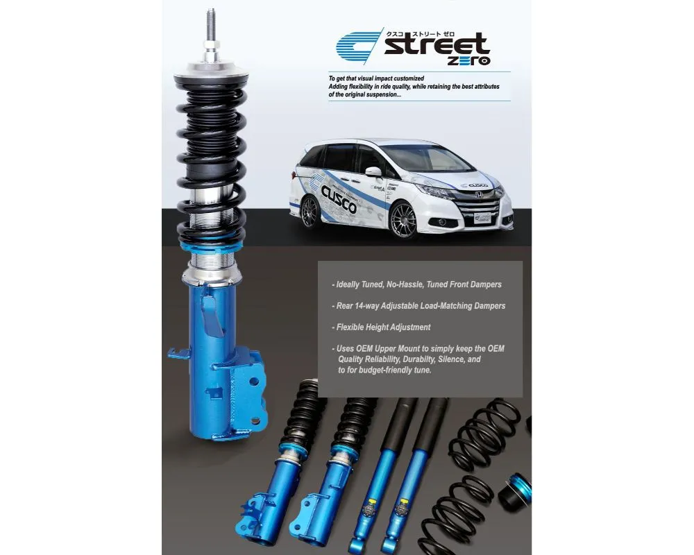 Cusco Street Zero Coilover Kit Lexus CT200H ZWA10 2011-2017