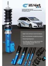 Cusco Street Zero Coilover Kit Mitsubishi Lancer 2008-2013                                     - 542 61P CB - Image 2