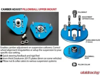 Cusco 145 OD Pillowball Upper Mount Adjustable Universal A & 01 - 00B 410 A