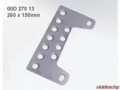 Cusco 260mm x 150mm Roll Cage Universal Center B-Pillar Fixing Plate Kit - 00D 270 13