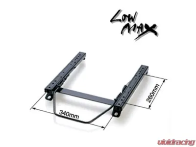 Cusco Bride Stradia II/Gias II LR-Type LH Ultra Low-Max Seat Rail Mazda MX-5 |  Fiat 124 Spyder 2015+ - BRDS-R006LR