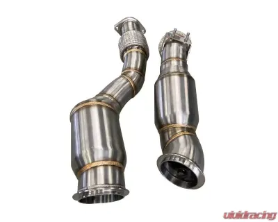 Active Autowerke Downpipes w/ G-Sport Cat BMW S58 F97 | F98 X3M | X4M 2019-2022 - 11-070